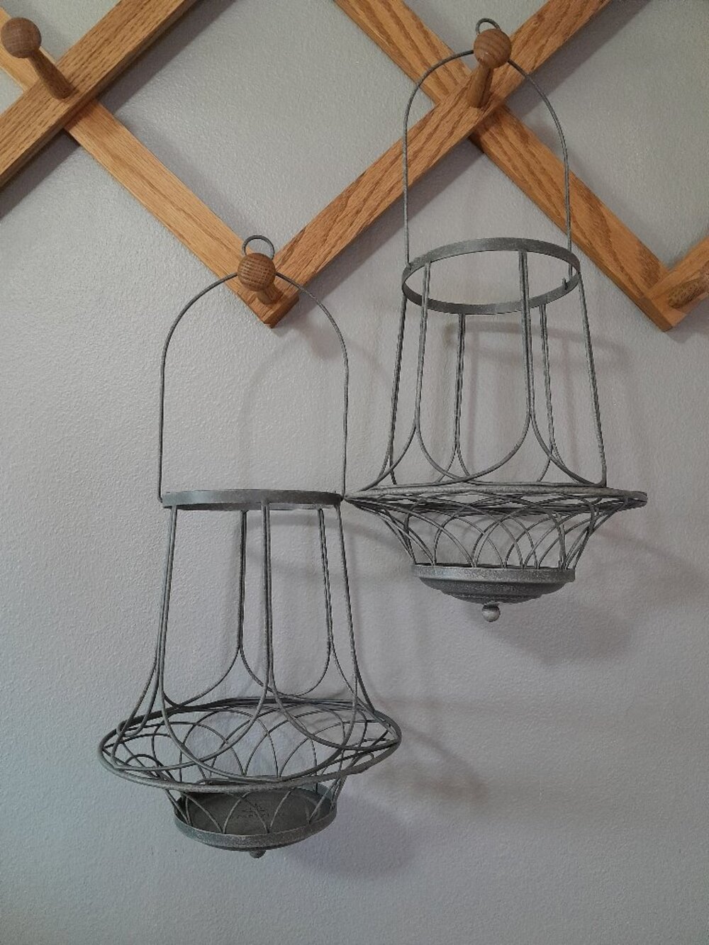 Partylite Garden Sanctuary Hanging Metal Wire Lanterns